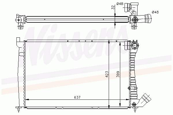 Купити 1301Z8 Peugeot/Citroen Радіатор двигуна
