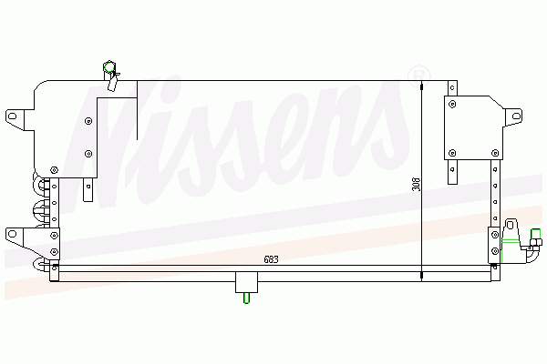 Конденсатор кондиціонера Nissens 94174 ціна, від 66.66 USD
