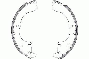 Колодки гальмові задні, барабанні 2799216 NK