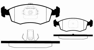 Тормозні колодки NK 222362