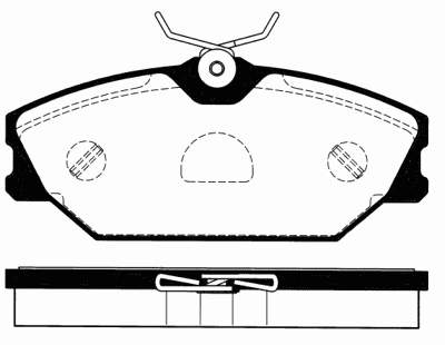 Тормозні колодки NK 223946