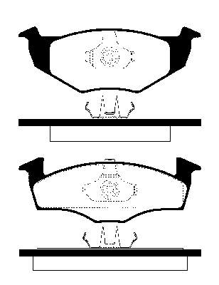 Гальмівні колодки NK 224737 ціна, від 18.10 USD