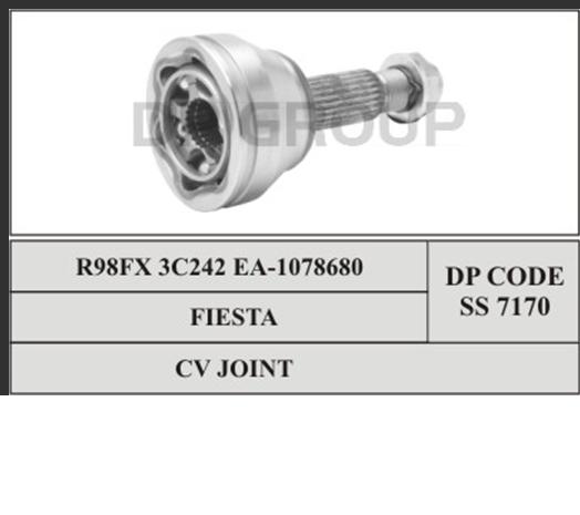 ШРУС зовнішній передній 1078680 Ford