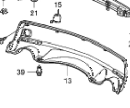 Купити 71502STXA00ZA Honda Тюнінг заднього бампера