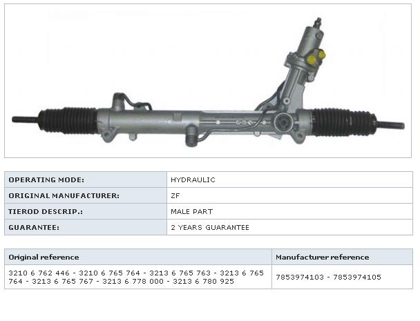 Управління рульове в зборі Lizarte 01092255 ціна, від 354.74 USD