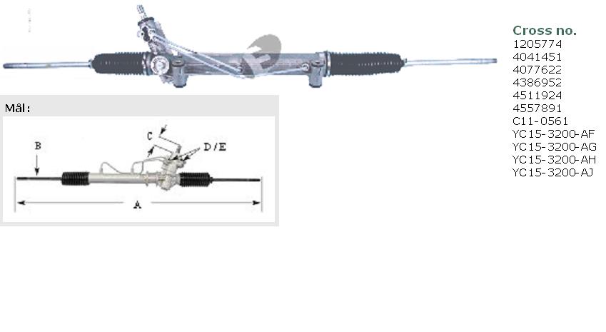 Управління рульове в зборі Ford 4557891 ціна, від 240.19 USD