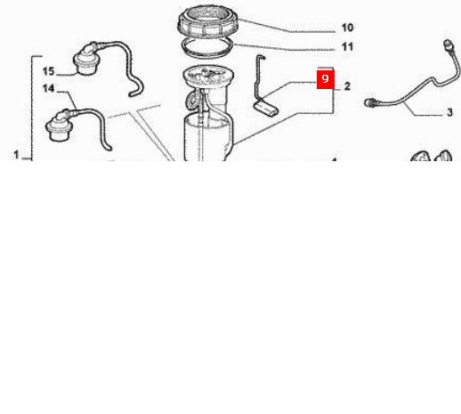 46767473 Fiat/Alfa/Lancia Датчик бензобака
