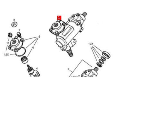 Механізм рульової/редуктор 0900300 Opel
