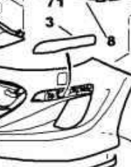 Молдинг переднього бампера, правий 4max 5703055519926P ціна, від 7.12 USD