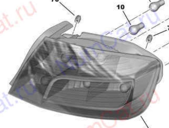 Ліхтар задній лівий Peugeot/Citroen 6350FQ ціна, від 101.39 USD
