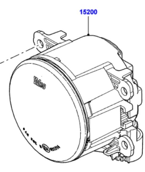 LBR10012LED GP Протитуманки, ліваі, права