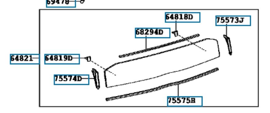 GS7044D22 XYG Скло ляди