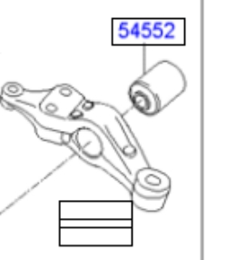 С/блок нижнього важеля Hyundai/Kia 545523K600
