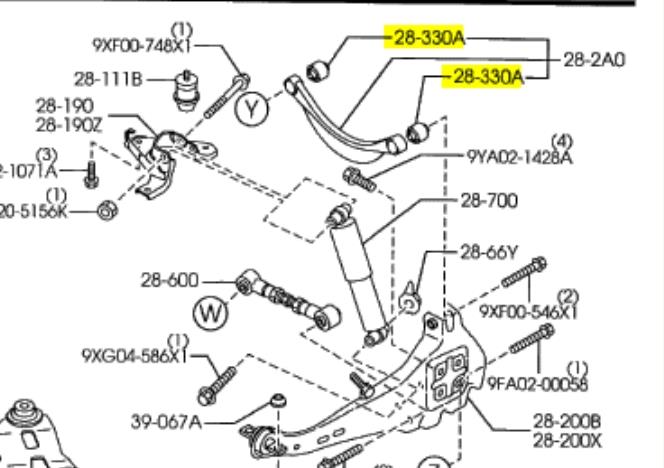 Купити GJ6A28450 Mazda 