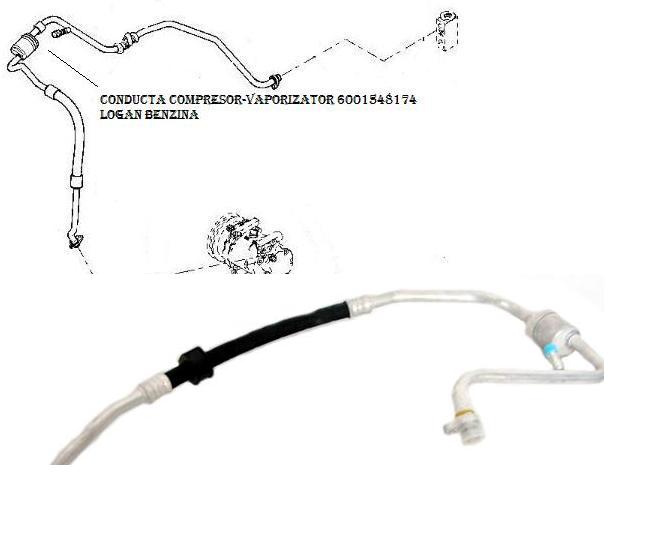 6001548174 Renault (RVI) Шланг кондиціонера, від випарника до компресора
