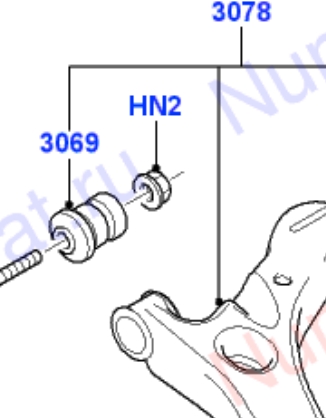 С/блок нижнього важеля Ford 2T143063AA