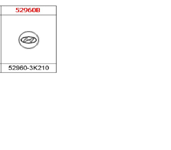 Ковпаки 529603K210 Hyundai/Kia