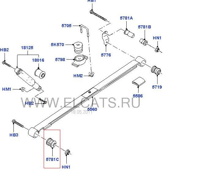 Сайлентблок ресори, передній Kautek FDBS003 ціна, від 5.38 USD