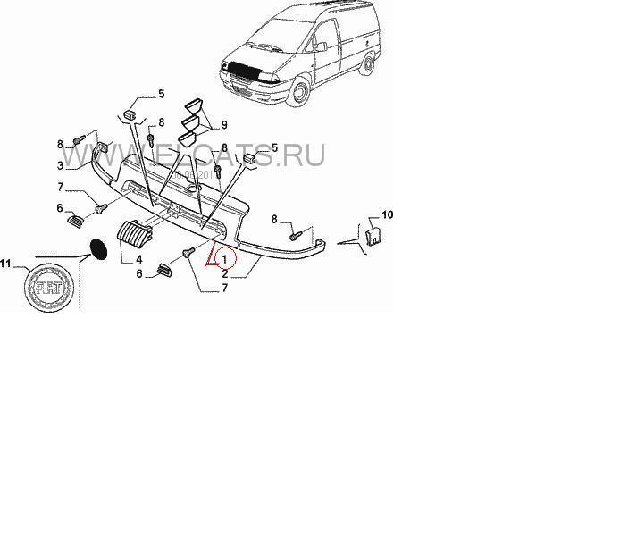 Облицювання радіатора Fiat/Alfa/Lancia 9567250577 ціна, від 76.01 USD