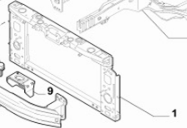 Панель передня Fiat/Alfa/Lancia 50514236 ціна, від 647.70 USD