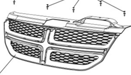 K1TX83TZZAC Fiat/Alfa/Lancia Решітка радіатора