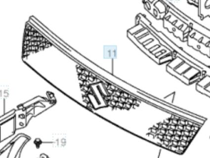 7174157K105PK Suzuki Решітка радіатора