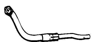 Труба приймальна (штани) глушника, передня 170357 Peugeot/Citroen