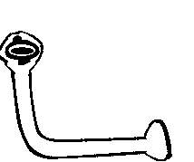 533253091E VAG труба приймальна (штани глушника, передня)