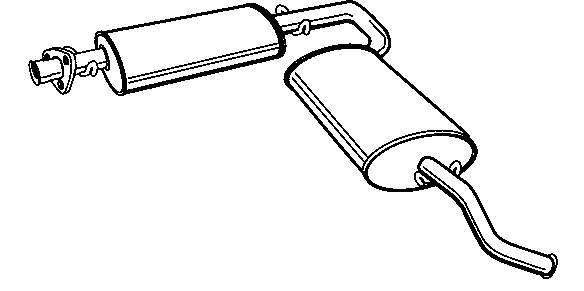 Купити 19288 Walker Глушник, середня і задня частина