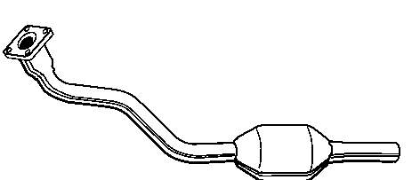 099167 Bosal Глушник передній