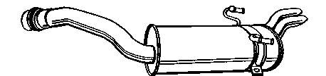 9456105880 Fiat/Alfa/Lancia Глушник, задня частина