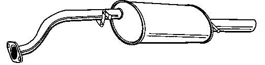 Глушник, задня частина 22012 Walker