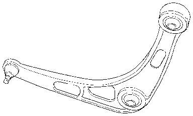 Важіль передній лівий Sidem 53071 ціна, від 38.90 USD