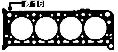 Прокладка ГБЦ Glaser 00687 ціна, від 13.62 USD