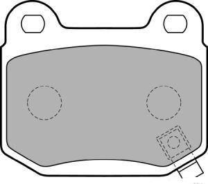 Купити 26696FE080 Subaru Задні колодки