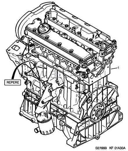 Двигун у зборі Peugeot 406 (8C) (Пежо 406)