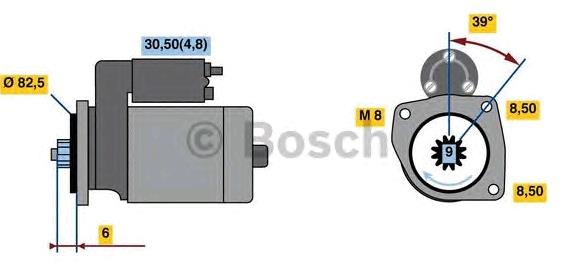 0001121034 Bosch стартер