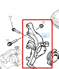 Цапфа поворотна ліва Opel 5308029
