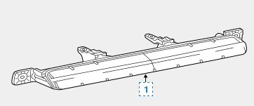 Стоп-сигнал заднього скла 68102902AC Chrysler