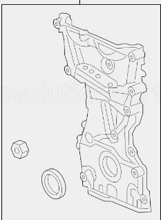 Купити K05048201AA Fiat/Alfa/Lancia Кришка двигуна передня