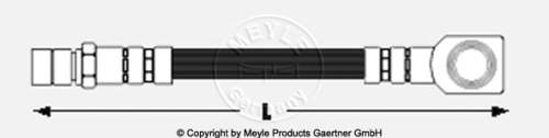 Шланг гальмівний передній Meyle 6145620003 ціна, від 6.54 USD