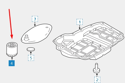 Фільтр АКПП 04799662AB Chrysler