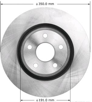 Купити 68035012AC Chrysler Ротор гальмівний