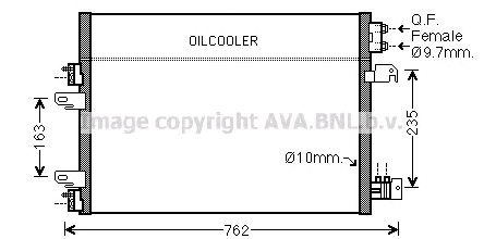 JE5060 AVA радіатор кондиціонера
