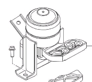 INF800651 InA-For подушка (опора двигуна, права)