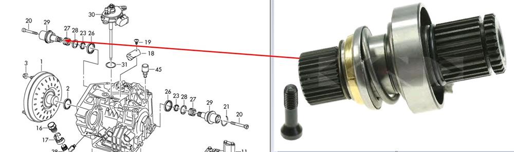 Вал приводу піввісь, проміжний GKN-Spidan 25395 ціна, від 46.46 USD