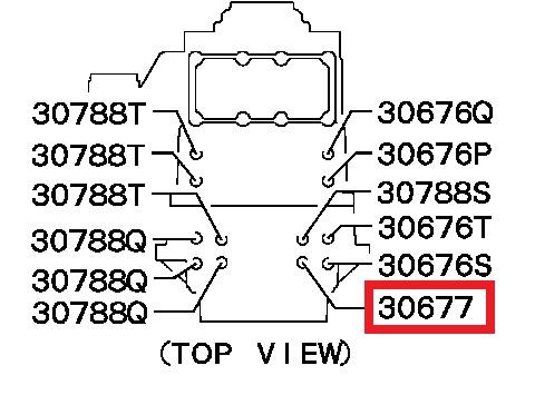 Датчик індикатора лампи роздатки зниженої передачі Mitsubishi Pajero 2 (V2W, V4W) (Міцубісі Паджеро)