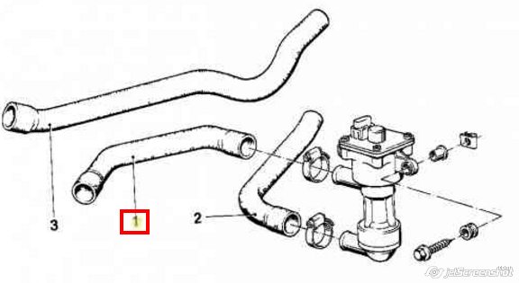 Шланг/патрубок системи охолодження 1380025 BMW