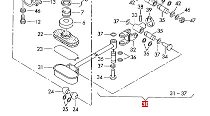 3L711011 AND Кронштейн куліси КПП