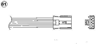 1942 NGK лямбда-зонд, датчик кисню після каталізатора
